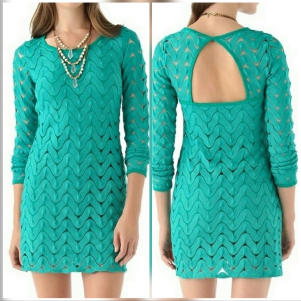 Free People Long Sleeve Dress with open back